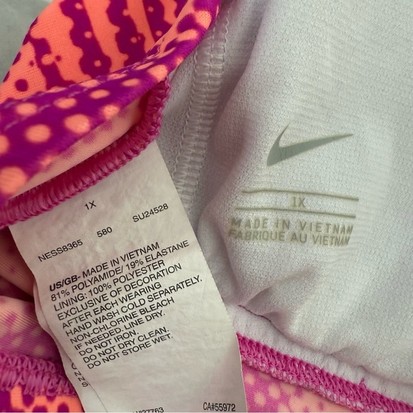 Women’s Nike Patterned Racerback Workout Athletic Padded Tank Top Plus Size 1X - Picture 12 of 14